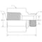 World Wide Fittings Female Pipe to Male Metric Straight Thread Adapter 7045X04X12 - alternate 2